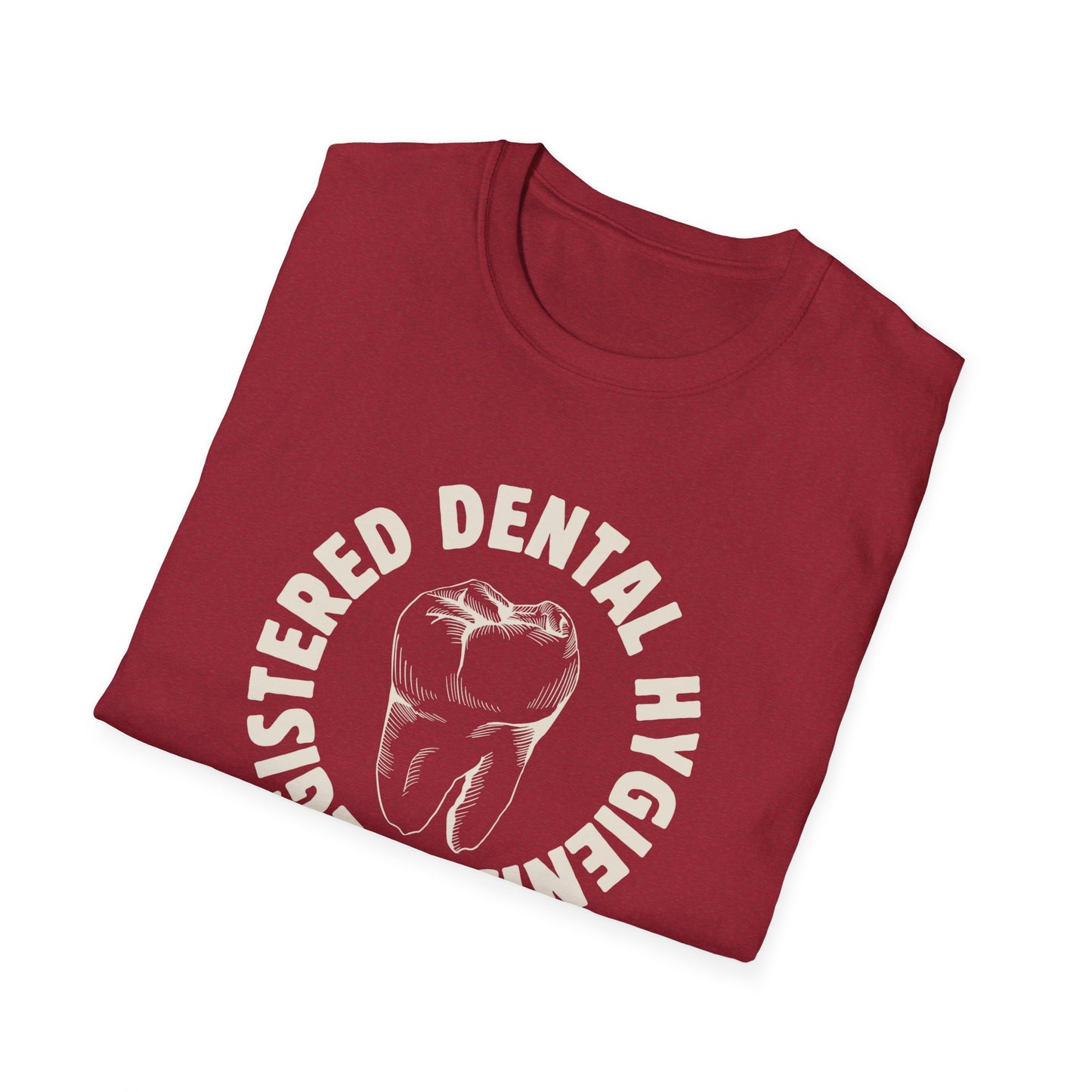 Dental Hygienist Retro Style Unisex Softstyle T-Shirt, Dental Health Care Gift, Dental Hygienist Graduation Shirt, Dental